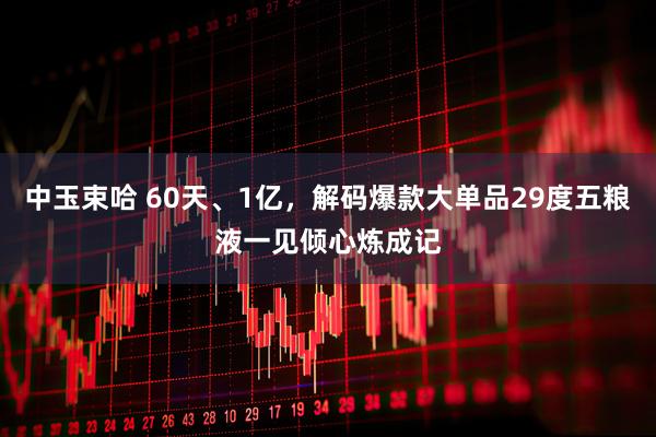 中玉束哈 60天、1亿,解码爆款大单品29度五粮液一见倾心炼成记