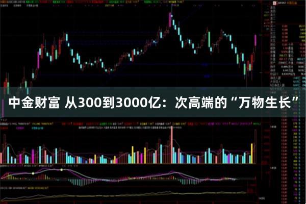 中金财富 从300到3000亿：次高端的“万物生长”