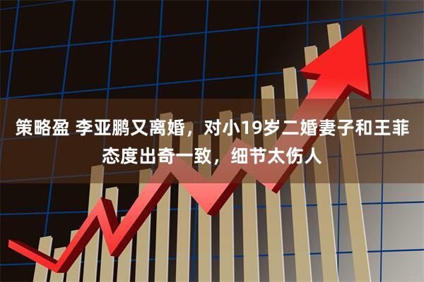 策略盈 李亚鹏又离婚，对小19岁二婚妻子和王菲态度出奇一致，细节太伤人