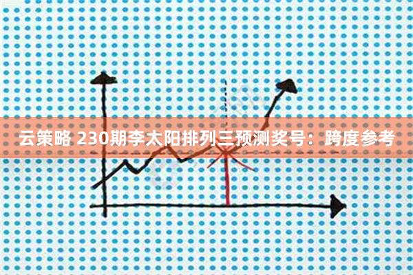 云策略 230期李太阳排列三预测奖号：跨度参考